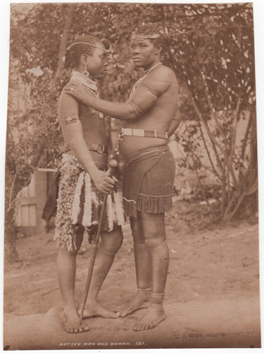 Native man and woman